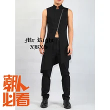 Лидер продаж года, осенний персональный длинный тонкий жилет kaross Праздничная верхняя одежда для ночных клубов костюмы для парикмахеров