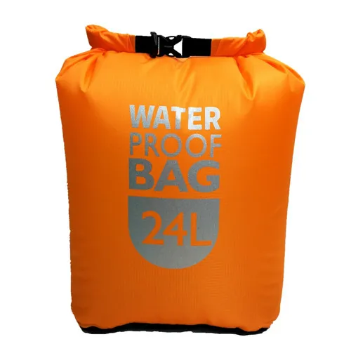 6L 12L 24L рафтинг для плавания на лодках сухой мешок парусный Каякинг каноинг река Трассировка пакет треккинг плавающий водонепроницаемый мешок - Цвет: Orange 24L