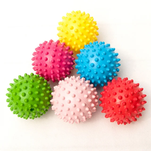 Small Baby Soft Sensory Balls Squeeze Bounce Ball Fidget Development Educational Stress Ball Toys For Children Infant Games Gift 3