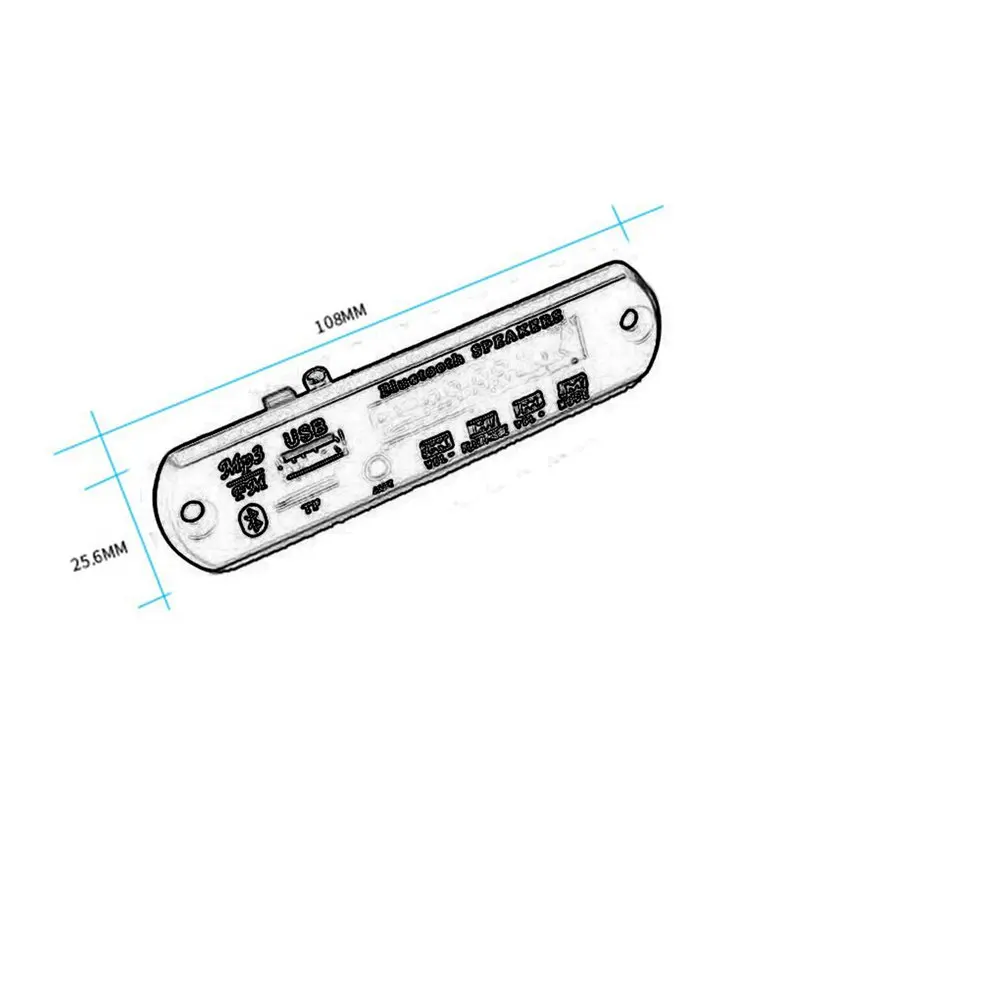 Без потерь Bluetooth MP3 WMA декодер доска с удаленного Управление аудио модуль Поддержка AUX TF USB FM радио для автомобиля аксессуар