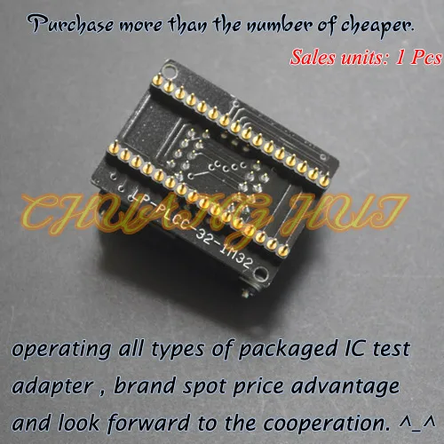 LP-PLCC-32-1M32 Programmer adapter PLCC32 to DIP32 Programmer adapter LP-PLCC-32-1M32 Programmer adapter PLCC32 to DIP32 Programmer adapter