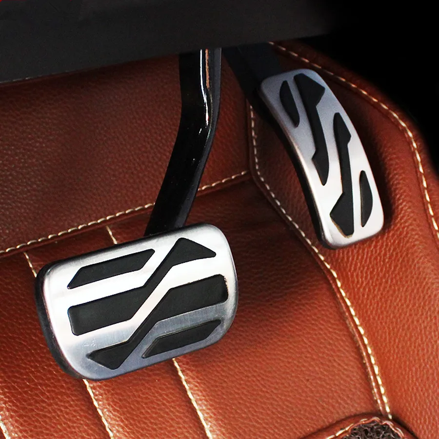 

2Pcs/set Car Anti-slip Skid Gas Brake Foot Accelarator Pedal Cover PAD Trim Styling Fit for Lincoln MKC 2015-2016