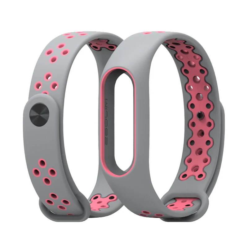 Цветной спортивный ремешок для Xiaomi Mi Band 2 сменный силиконовый браслет Аксессуары