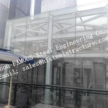 Китайский производитель полностью паук установка бескаркасная стеклянная система занавес стены из нержавеющей стали плавник паук