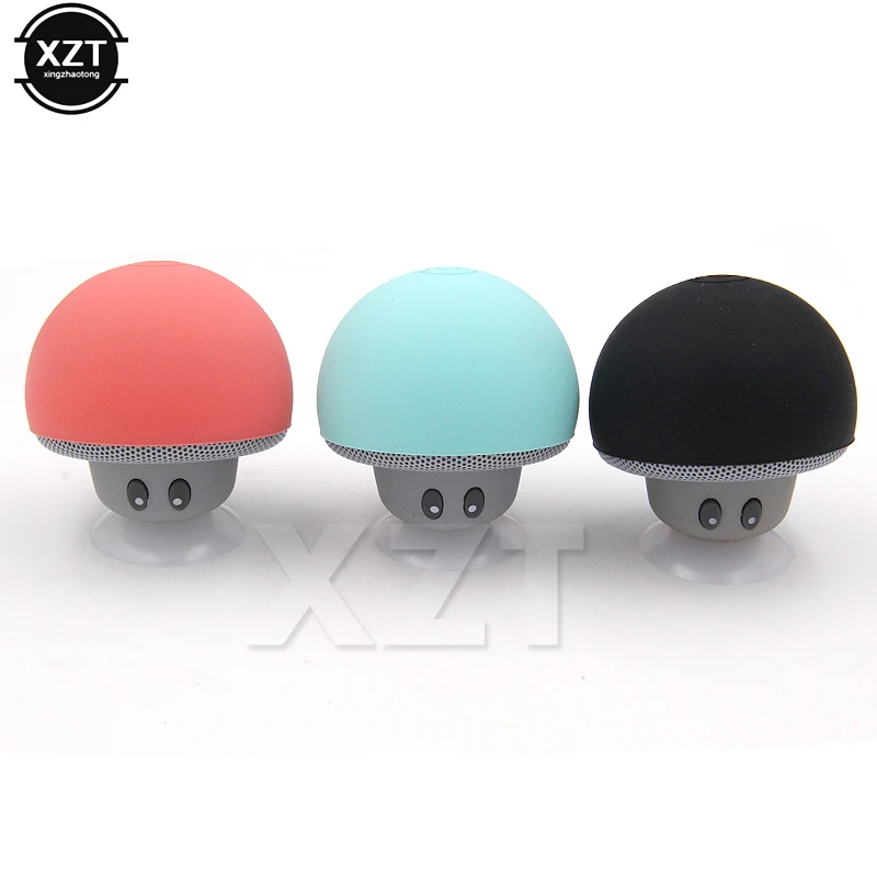 

Mini Mushroom Wireless Bluetooth Speaker Portable Waterproof Shower Stereo Subwoofer column Music Player For iPhone Mobile Phone