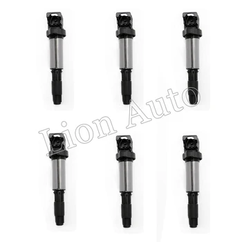 

Set Of 6 Ignition Coil For Bmw e39 e46 e53 e60 e63 e66 e65 e70 x3 745 325 0221504100/12137551260/12131712219/0040100324/597064