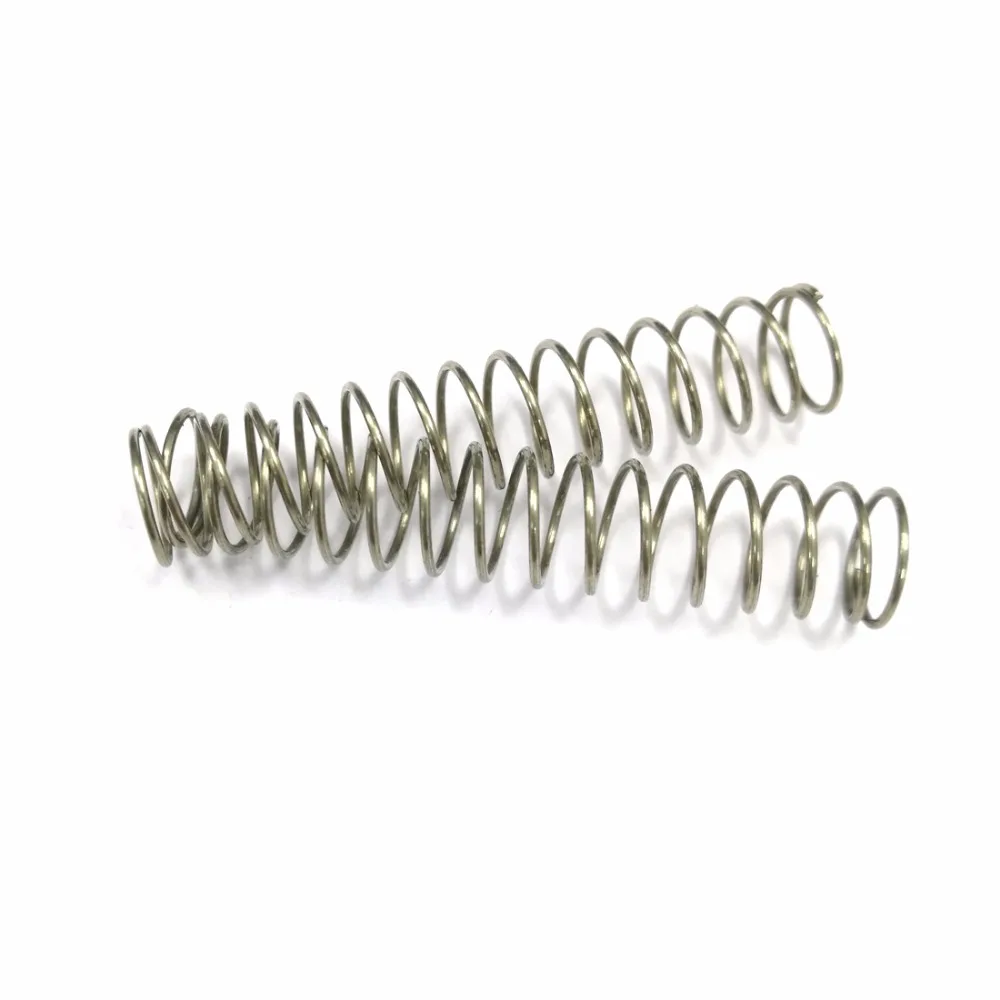 

FUMAO 1pcs stainless steel wire diameter 1.0mm Compression Springs for Battery 1.0*12*10-50