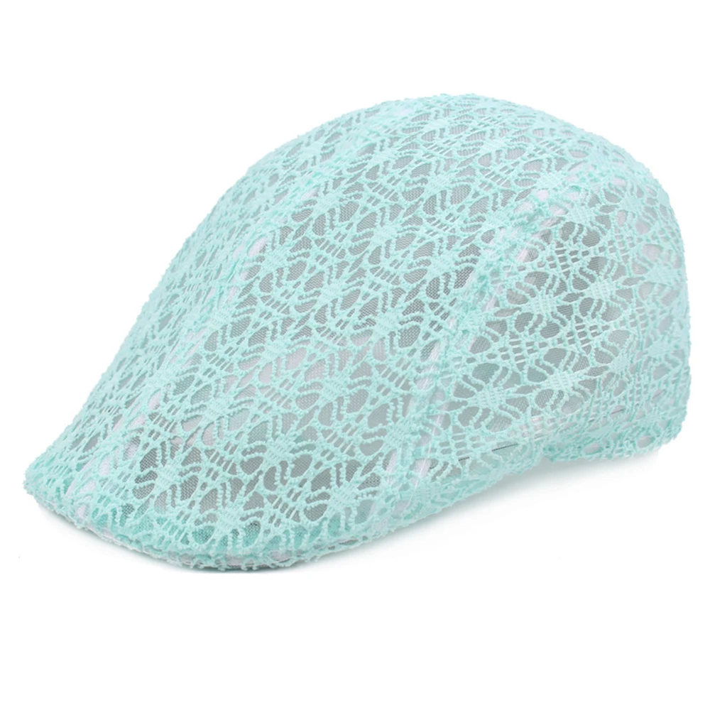

2019 NEW Women Ladies Fashion Lace Beret Driving Sun Cap Casual Cabbie Newsboy Hat
