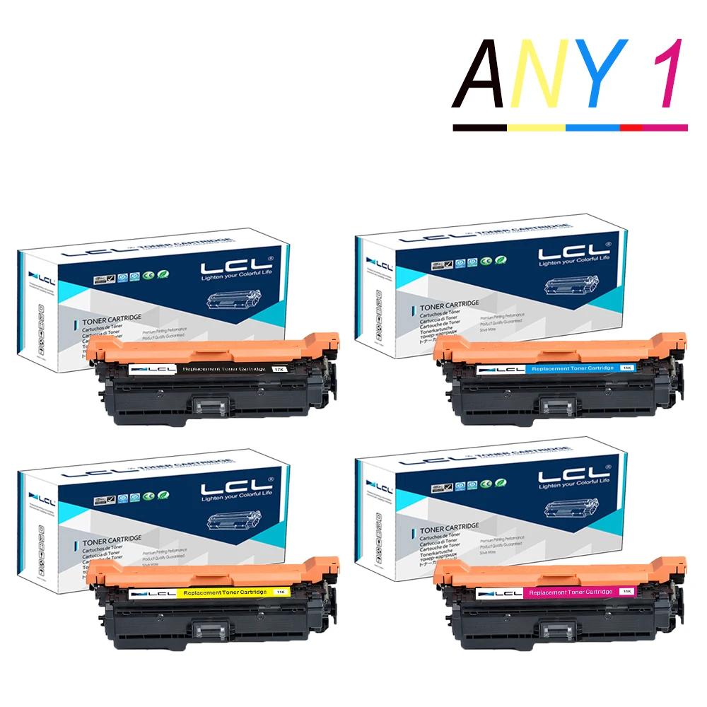 

Any 1 LCL 649X 648A CE260X CE261A CE262A CE263A (4-Pack)Toner Cartridge Compatible for HP Color laserJetCP4025/CP4025n
