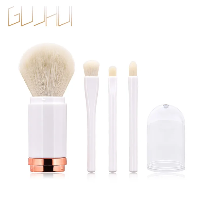 

4pcs/set Double-end Makeup Brushes Tools Adjustable Eye Shadow Eyeliner Highlight Foundation Brush Tool Cosmetic Accessories