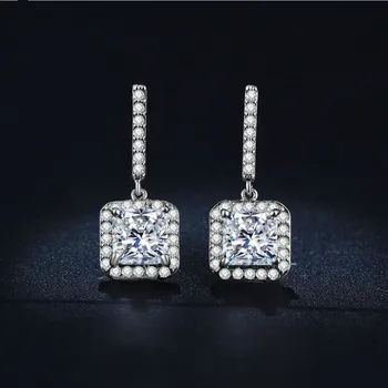 

2020 NEW earrings Europe Dark blue Crystals from Swarovskis Earring With Charm for Women Gift Fine jewelry