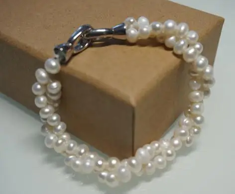 Dainty Bracelet Two Laps Pearl 4 5mm Pearl Bracelet,Real ...