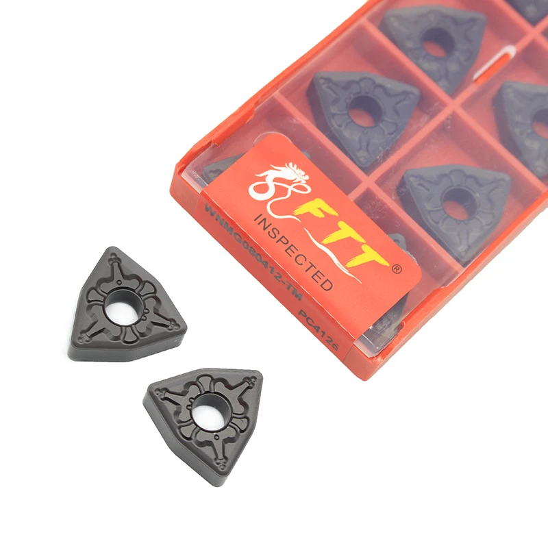 

WNMG080412 TM PC4125 External Turning Tools Carbide insert Lathe cutter Tool turning insert For processing steel parts