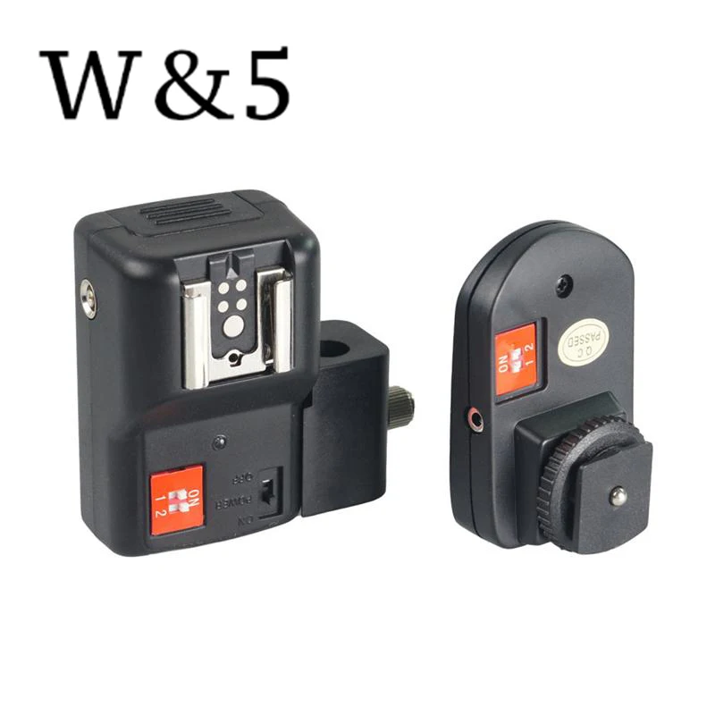 

WANSEN PT-04NE 4 Channels Wireless Remote Speedlite Flash Light Trigger with Umbrella Holder Socket For Canon Nikon