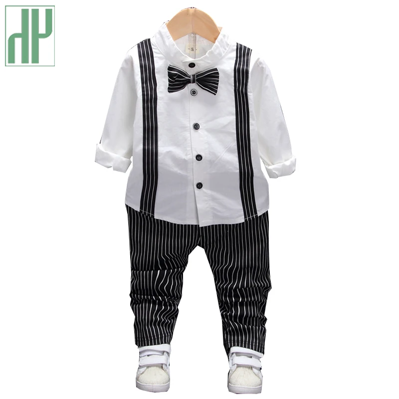 

Toddler Boys Clothing Set Autumn Children's Clothing Sets Kids Baby Boy Suit Vest Gentleman Clothes For Weddings Formal Clothing