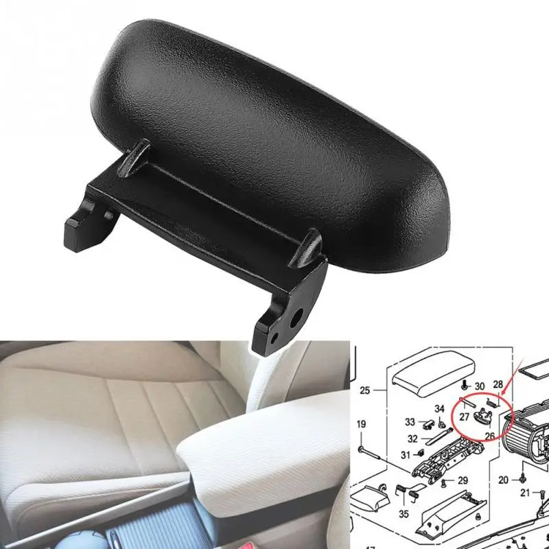 

Armrest Center Console Cover Lock Latch For 07-13 Honda Civic