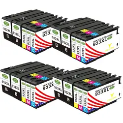 Тонер Королевство 20 шт./компл. 932XL 933XL Совместимый картридж для HP Officejet 6100 6600 6700 7110 7610 7510 широкоформатный принтер