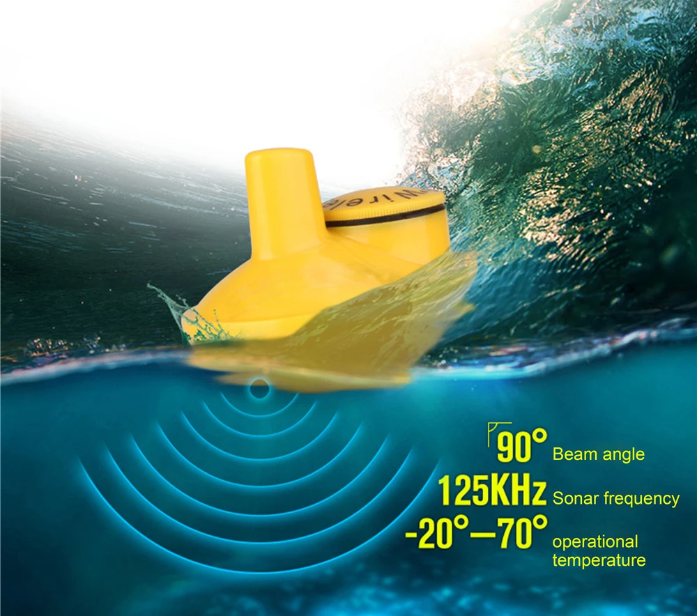 Inventor dos Peixes sem Fio Passeios de Barco Rio de Gelo do Inverno Menu Russa Sorte 100% Original Portátil 100 m - 130ft Oceano Fishingc3 40 Ffw1108-1 13 High Quality Esporte e Lazer