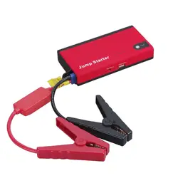 PUSHIDUN 12000 мАч 12 В автомобиля Батарея Портативный скачок стартер для автомобиля с смарт-зажимы один в один USB зажимы и насос