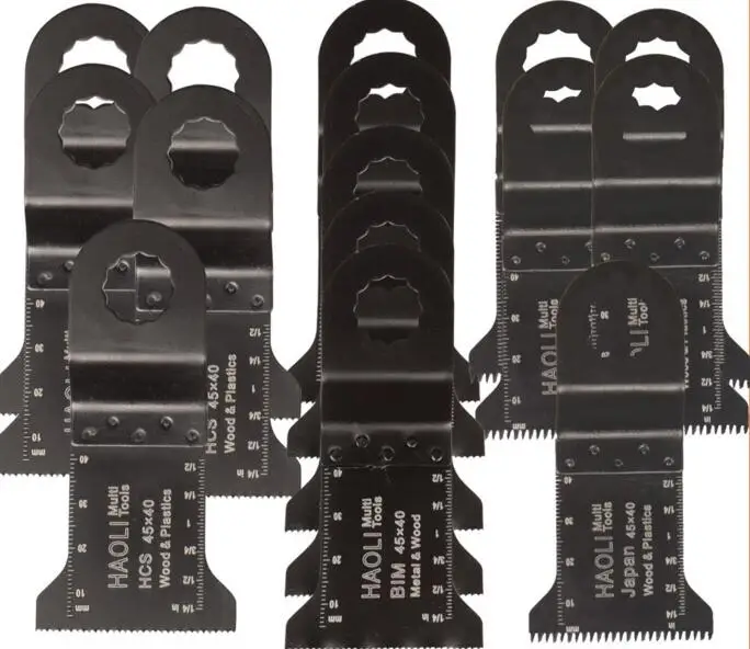 15 pcs 45mm Bi metal Japan tooth standard Oscillating Multi Tool saw blade for Ridgid