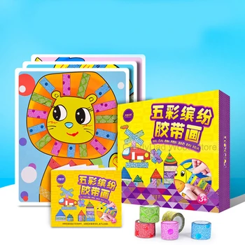 

Metallic Diamond Tape Painting DIY Diamond Painting Toys For Children Montessori Educational Toys Gift For Children CQ2088H