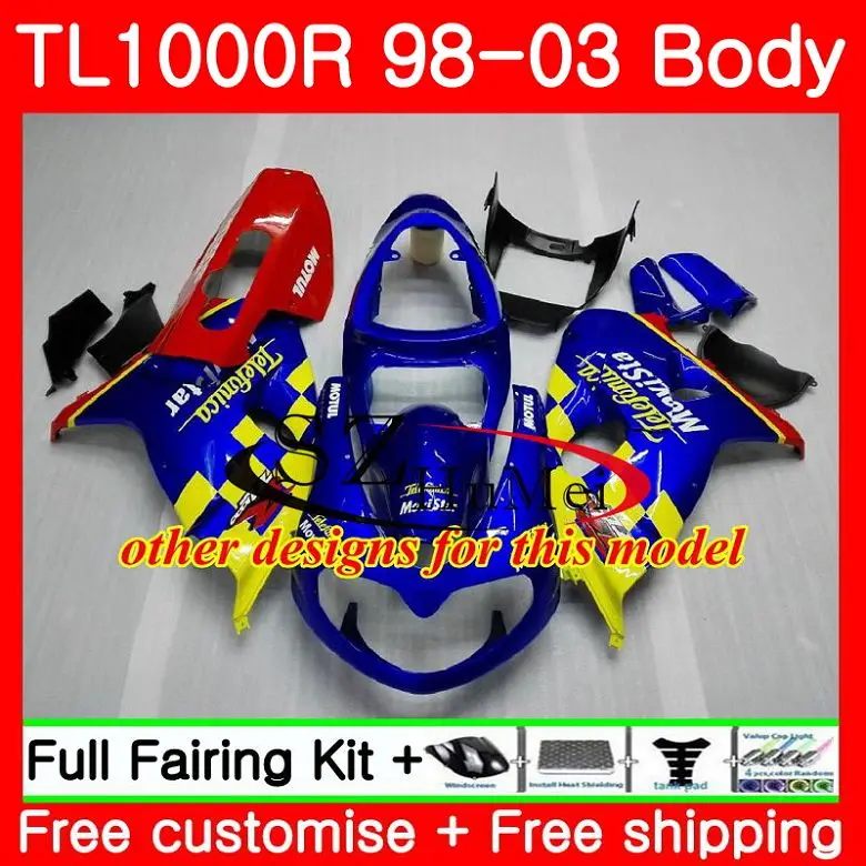 Корпус для SUZUKI TL1000 R TL 1000 R TL1000R 98 99 00 01 02 03 41SH11 TL 1000R 1998 1999 2000 2001 2002 2003 подвесок из блестящего розового обтекатели