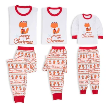 

Family Christmas Pyjamas Children Pjs Sets Merry Christmas Print Mommy and Me Clothes Father Son Mother and Daughter Pajamas