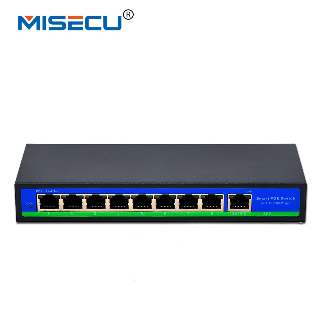 bilder für Neue 8-port PoE-switch 8 + 1 POE Onvif Port desktop Fast Ethernet Switch 802.3af unterstützung 48VDC 10/100 Mbps netzwerk kameras POE bilder für Neue 8-port PoE-switch 8 + 1 POE Onvif Port desktop Fast Ethernet Switch 802.3af unterstützung 48VDC 10/100 Mbps netzwerk kameras POE