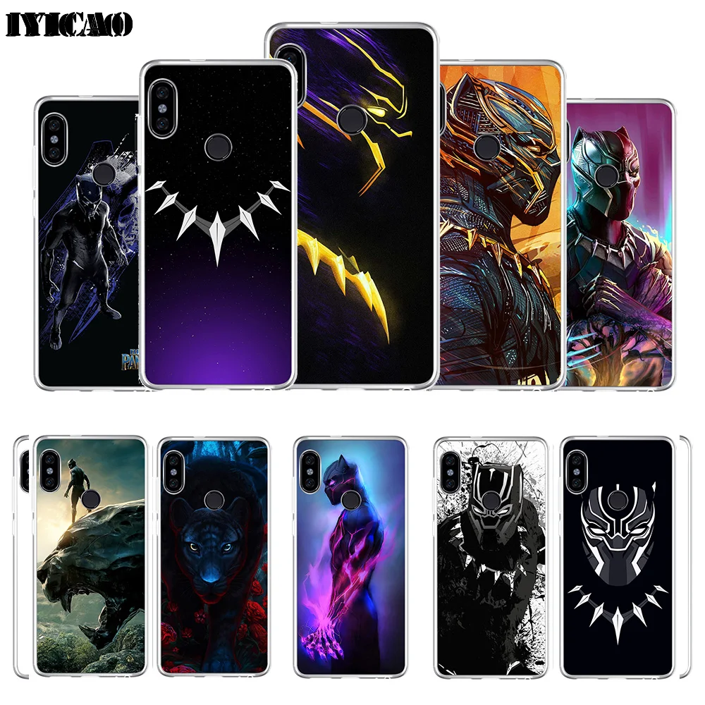 IYICAO Черная пантера Marvel movie Мягкий силиконовый чехол для телефона Xiaomi Redmi 4A 5A 6A Note 7 6