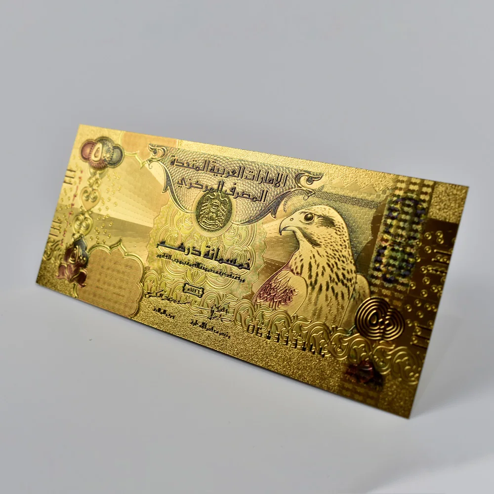 500 г. Dirham банкноты из золотой фольги Объединенные Арабские Эмираты поддельные