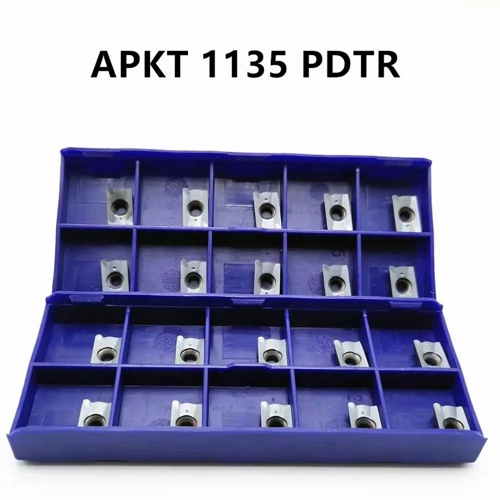 

Slotted shoulder outer turning tool APKT1135PDTRLT30 Carbide insert CNC machining center precision semi-finishing milling insert