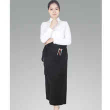 Половина длины салонах парикмахерские мыс для стрижки волос фартук профессиональная стрижка парикмахер парикмахеры фартук для укладки волос инструменты