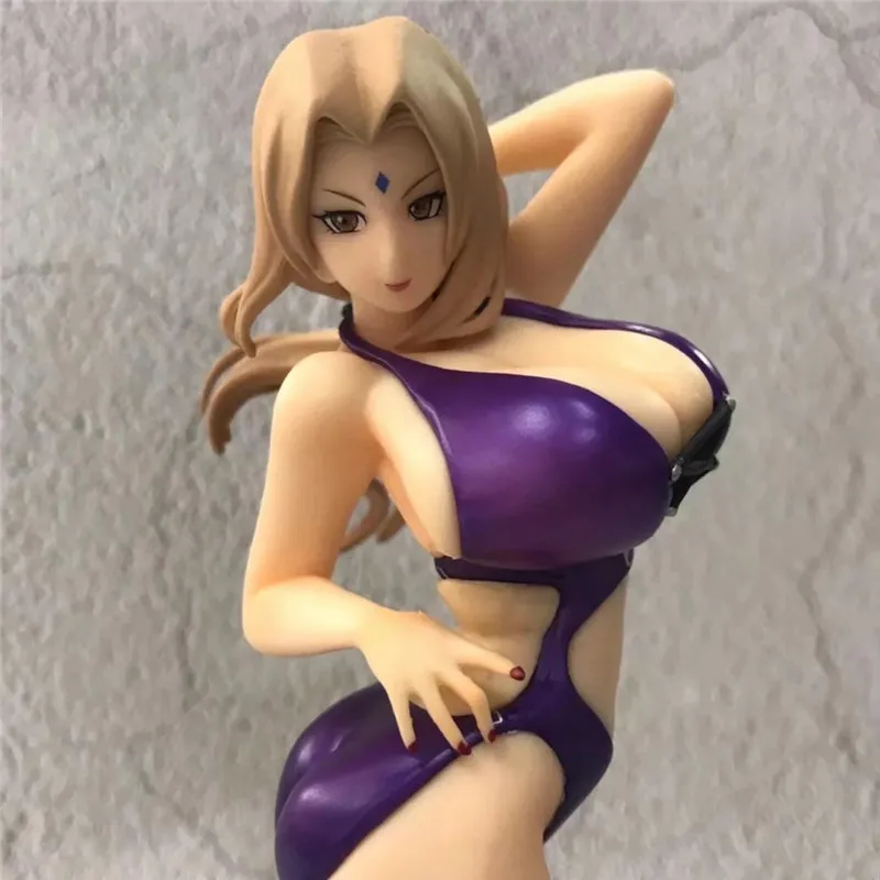 

Sexy Statue MegaHouse NARUTO MH GEM Tsunade Two generation Swimsuit GALS PVC Action Figure Collection Model Toys Y1004