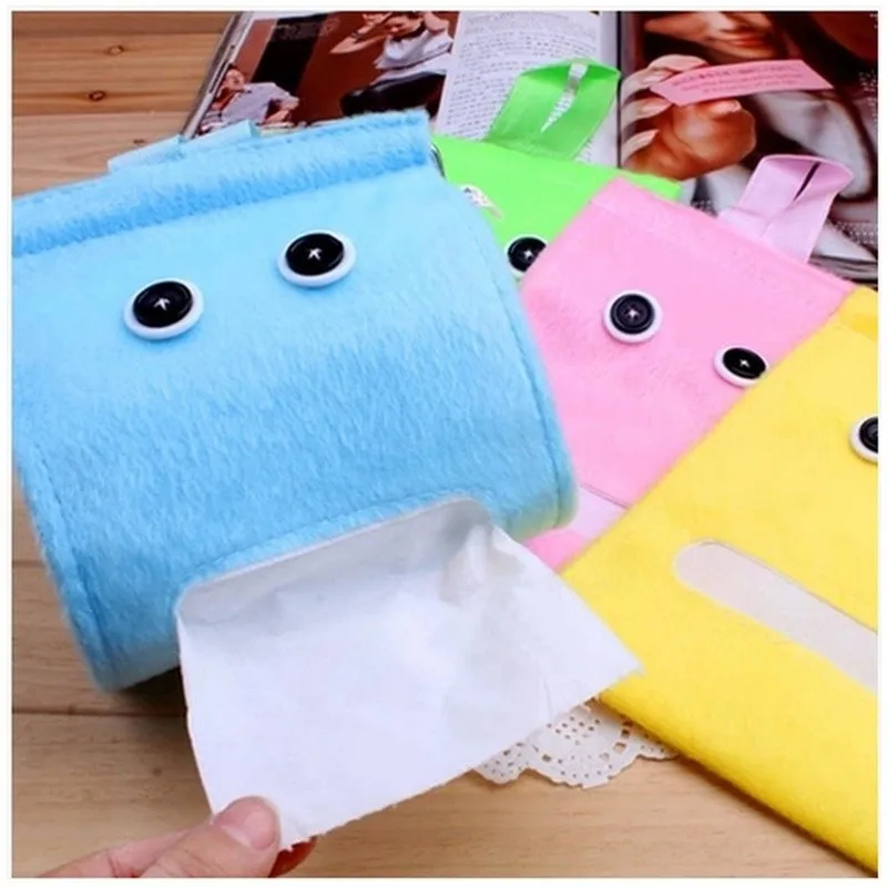 1 pc Bathroom Toilet Paper Hold Box Novelty Hanging Tissue Cloth Toilet