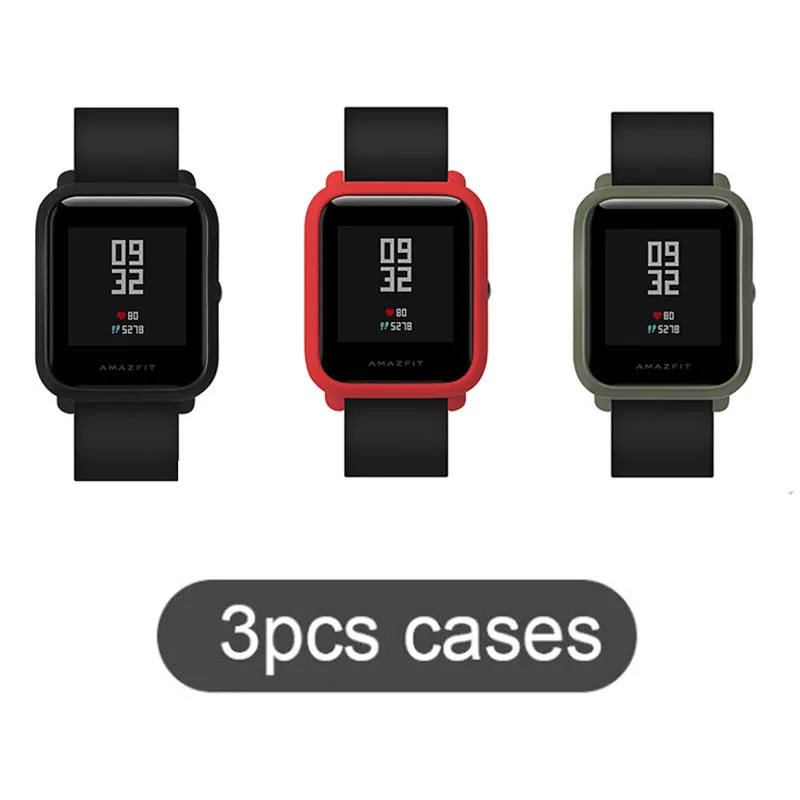 SIKAI Hot Sale 3 Pcs Original Watch Case Movement PC Protective Case For Xiaomi Huami Amazfit Bip Younth Colorful PC Watch Cases SIKAI Hot Sale 3 Pcs Original Watch Case Movement PC Protective Case For Xiaomi Huami Amazfit Bip Younth Colorful PC Watch Cases