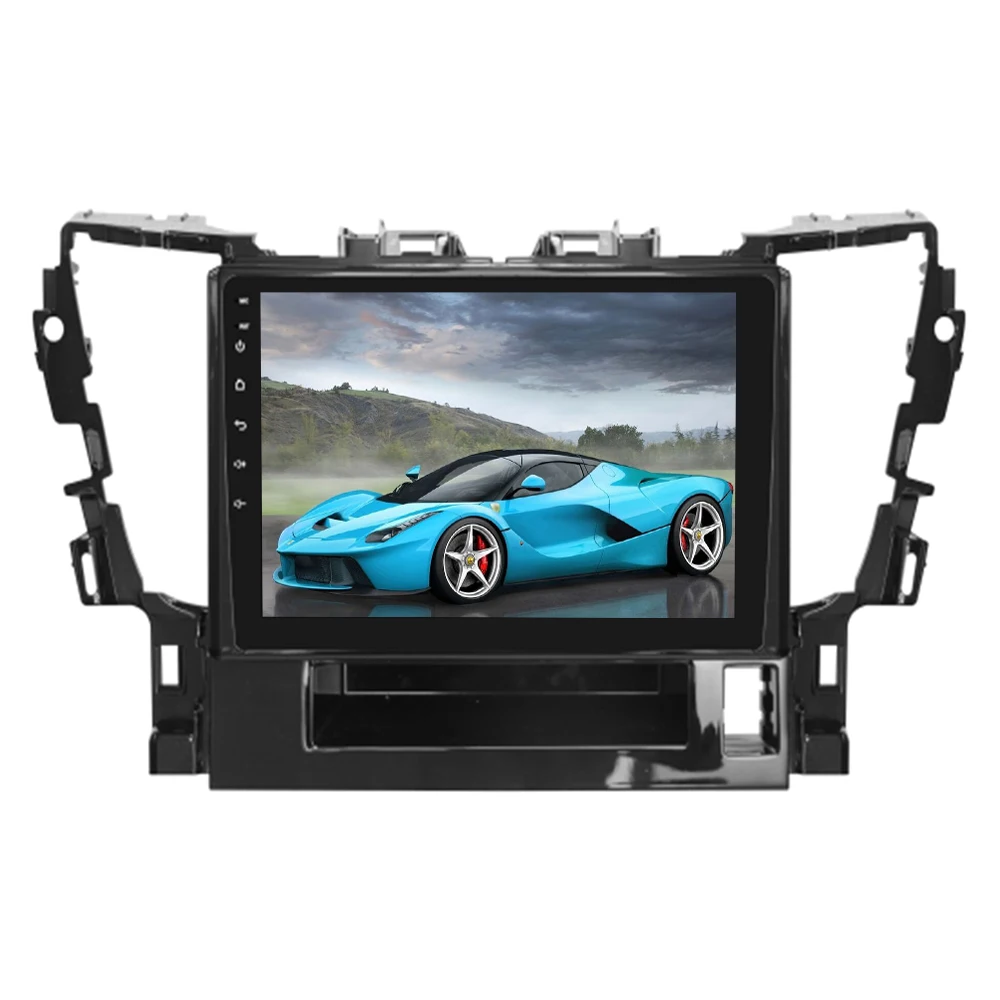 Flash Deal Sinosmart  Android 8.1 2Din IPS/QLED 2.5D screen car gps radio navigation player for Toyota Alphard 20/30 series 2010-2015 2