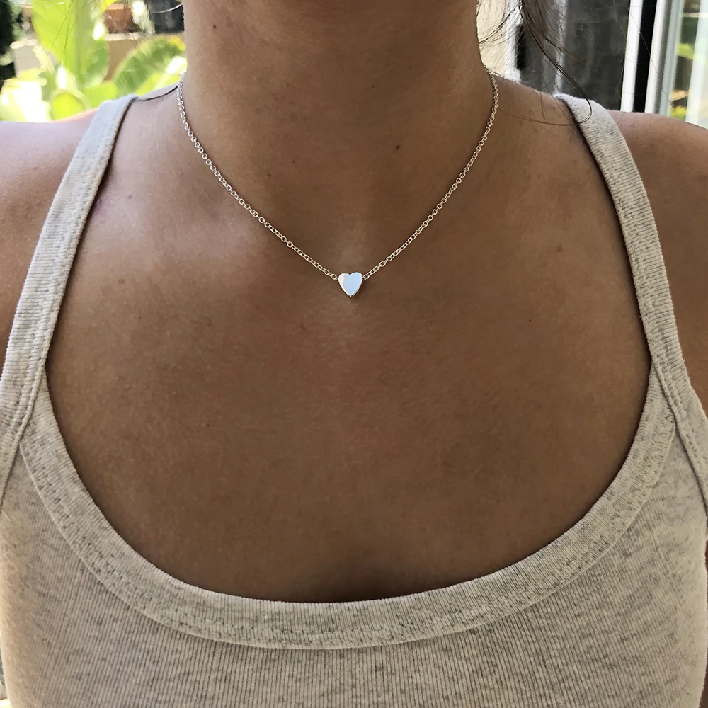 collier ras de cou coeur collier ras de cou coeur