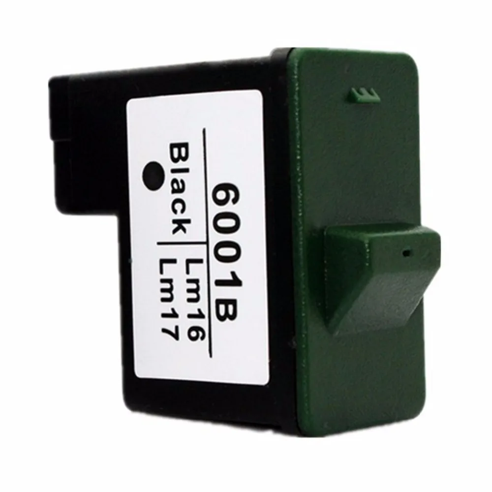 1 черный переработанный чернильный картриджи для lenovo 6001B 6001 3110 3330 3518 m630 m620
