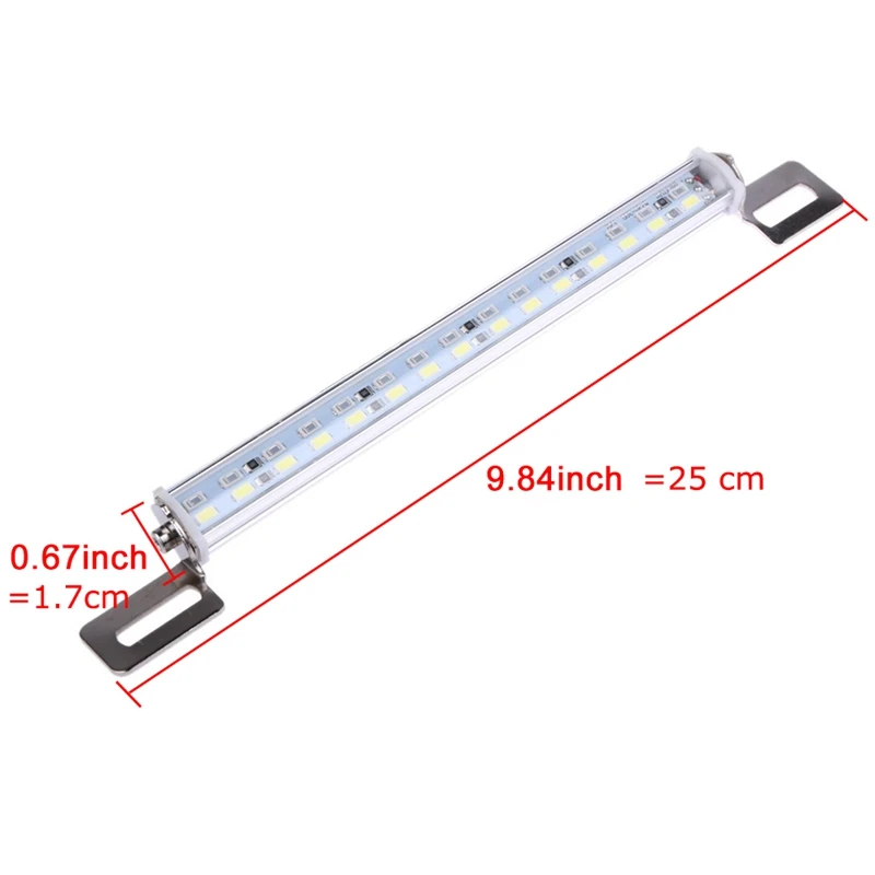 SITAILE Универсальный 12V 30 светодиодный автомобильный номерной знак обратный задний тормоз светильник лампа бар Красное вино+ белый Водонепроницаемый номерной знак лампа