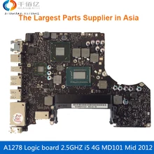 Laptop Motherboard For MacBook Pro A1278 Logic Board 13′ MD101 4G i5 2.5GHZ 820-3115-A Mid 2012