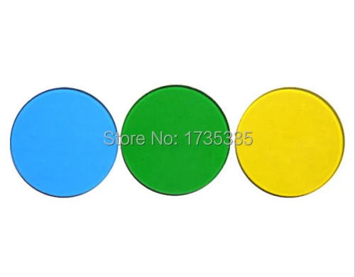 

LXFT-BGY45 45mm Blue Green and Yellow Filters for Microscopes