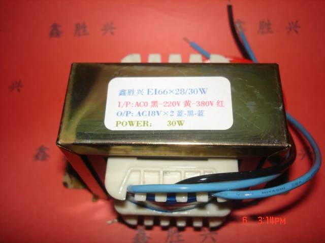 18V 0 0.8A трансформатор 220V 380V вход 30VA EI66 * 28 сварочный аппарат инвертор