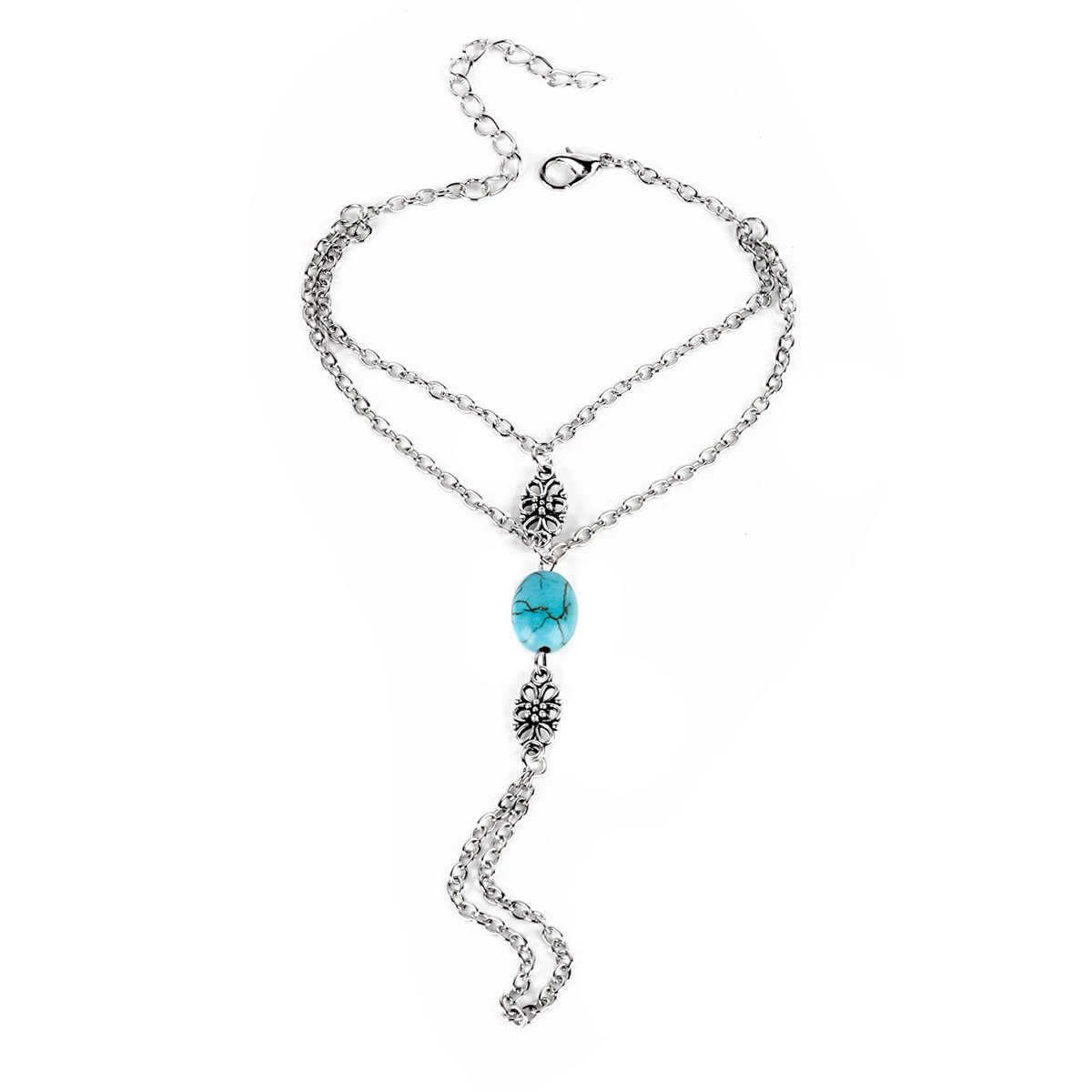 1PC Summer Anklet Bracelets Bohemian Ankle Bracelet Beach Wedding Foot Bracelet Gothic Jewelry Barefoot Sandals Chain