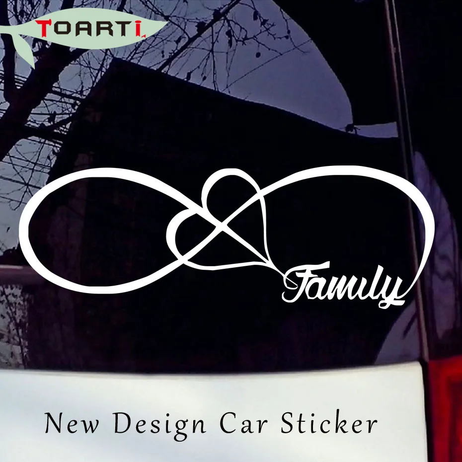 

Family Love Creative Heart Car Styling Sticker Self Adhesive High Quality Pvc Removable Car Accessories Decoration