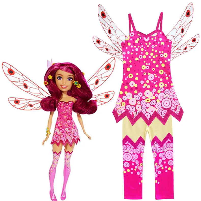 Детское классическое розовое нарядное платье для девочек Миа, праздничный костюм, карнавальный костюм Миа
