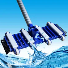 14-дюймовый Jet плавательный пылесос для бассейна плавающие объекты инструменты для чистки всасывающая головка с боковым щеткам обеспечен пруд фонтан воды очиститель G4