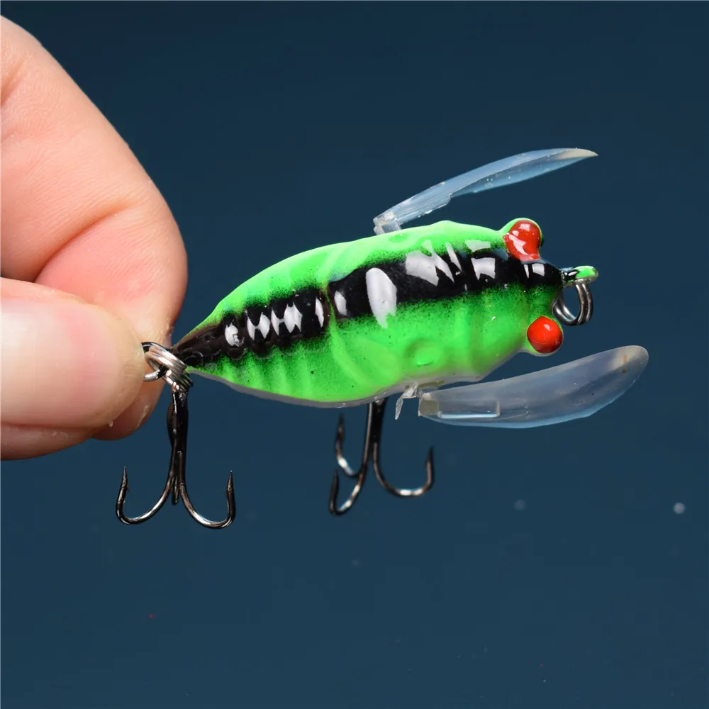 Señuelo de la pesca de calidad superior 8 color 4 cm/6,4G tackle Cicada Classic Minnow cebo de pesca peche crankbait pesca jerkbait Señuelo de la pesca de calidad superior 8 color 4 cm/6,4G tackle Cicada Classic Minnow cebo de pesca peche crankbait pesca jerkbait