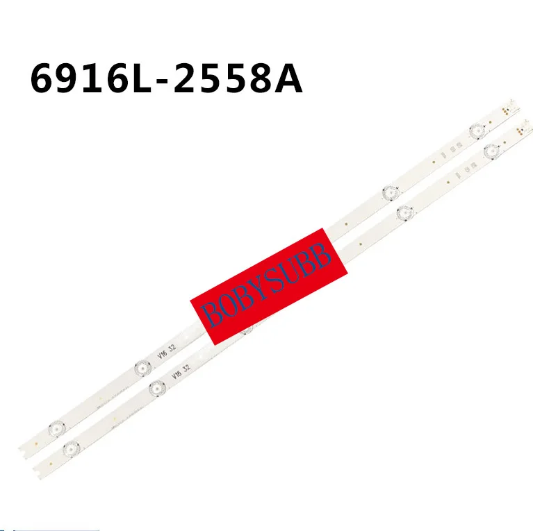 4 шт./компл. LC320DUE Светодиодные ленты 6916L-2558A 3" V16 ART3 2558 REV