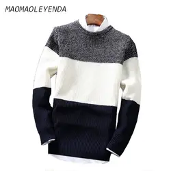 Maomaoleyenda Трикотажные мужчины 2018 новый модный Повседневный свитер мужские осенние и зимние теплый свитер Марка вязаный свитер для мужчин M-2XL
