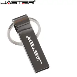 JASTER S401 металлический USB флэш-накопитель водонепроницаемый накопитель 64 ГБ 32 ГБ 16 ГБ 8 ГБ 4 ГБ Флешка USB флешка с брелком Бесплатная доставка